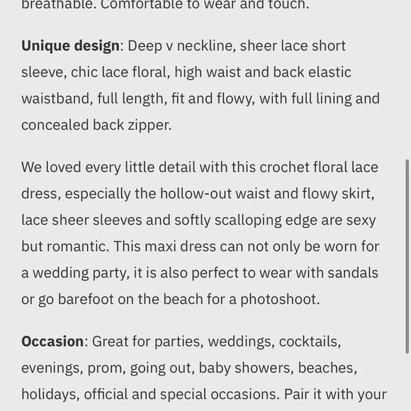 Elegant Black Maxi Dress - Picture 9 of 13